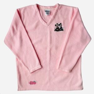 Vintage Disney California Adventure Fleece Pullover Minnie Mickey